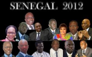 Candidats Élections présidentielles 2012
